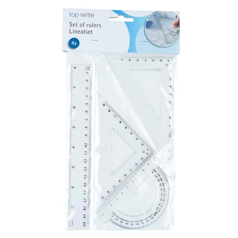 Topwrite – geometrinis rinkinys iš 4 dalių