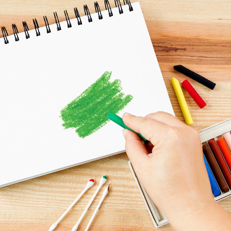 Artico – aliejinių pastelių rinkinys, 30 spalvų