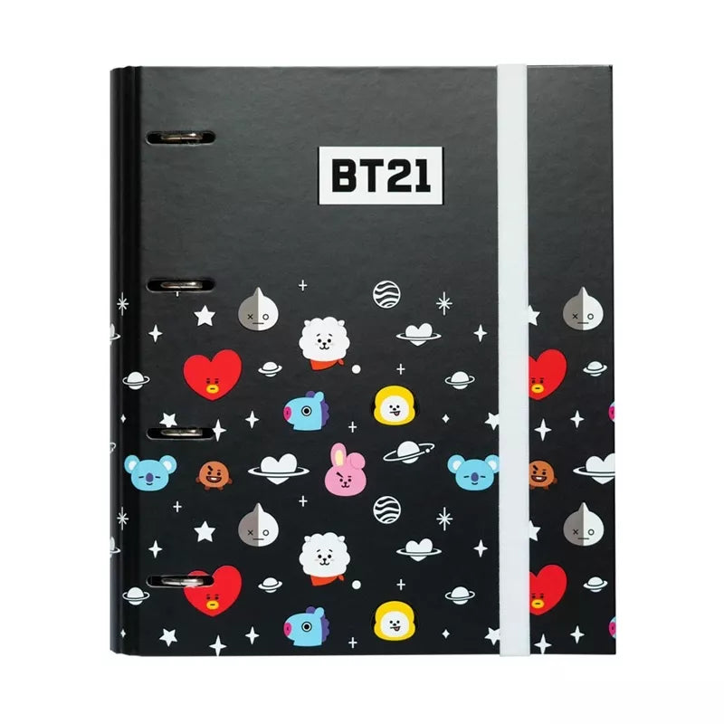BT21 – segtuvas/žiedinis segtuvas su elastiniu dirželiu (4 žiedai)