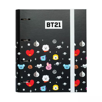 BT21 – segtuvas/žiedinis segtuvas su elastiniu dirželiu (4 žiedai)