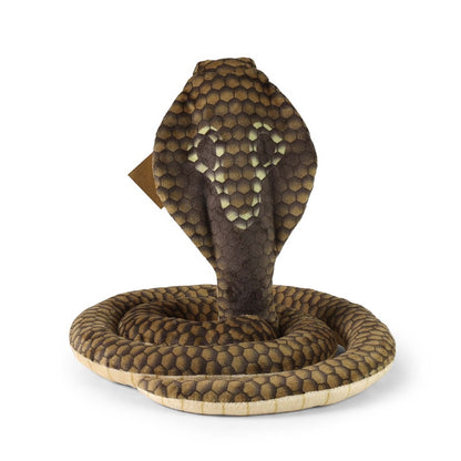 Rappa - Pliušinis realistiškas žaislas Gyvatė Kobra 127 cm Ekologiška