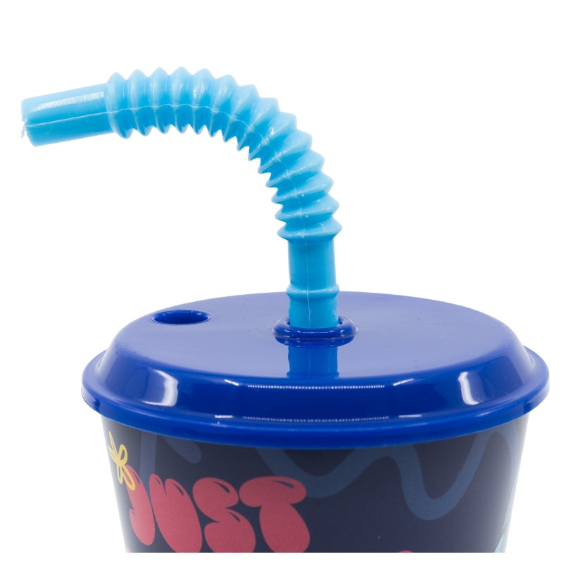 Disney "Stitch" – puodelis su šiaudeliu iš „Palms Collection“, 430 ml