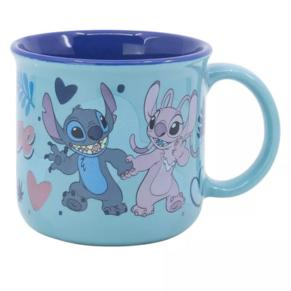 Disney Stitch – keraminis puodelis dovanų dėžutėje iš „Stitch & Angel“ kolekcijos, 355 ml