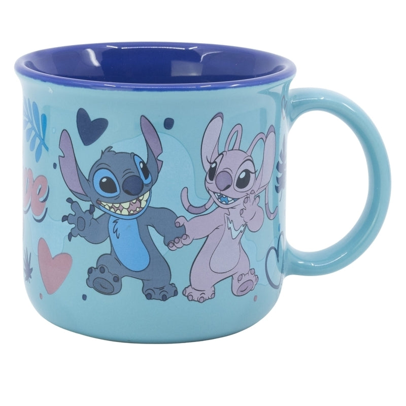 Disney Stitch – keraminis puodelis dovanų dėžutėje iš „Stitch & Angel“ kolekcijos, 355 ml