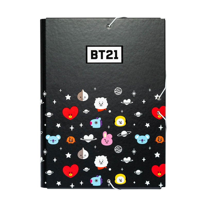 BT21 – Aplankas / portfelis su gumine juosta