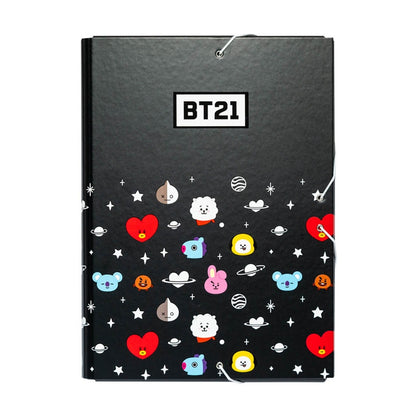 BT21 – Aplankas / portfelis su gumine juosta