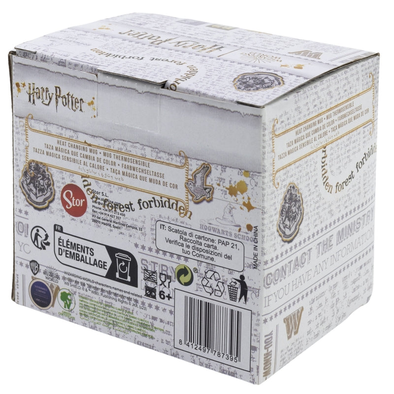 Hario Poterio – Spalvą keičiantis keraminis puodelis dovanų dėžutėje, 325 ml