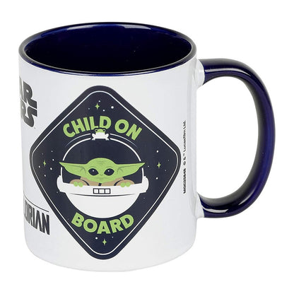 Žvaigždžių karai – Keraminis puodelis dovanų dėžutėje 300 ml (Mandalorietis Kūdikis Yoda)