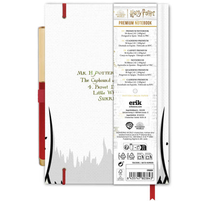 Hario Poterio A5 formato užrašų knygelė su plunksna Hedvig