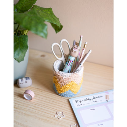 Pusheen – Automatinis rašiklis 10 spalvų su 3D figūrėle iš „Foodie“ kolekcijos