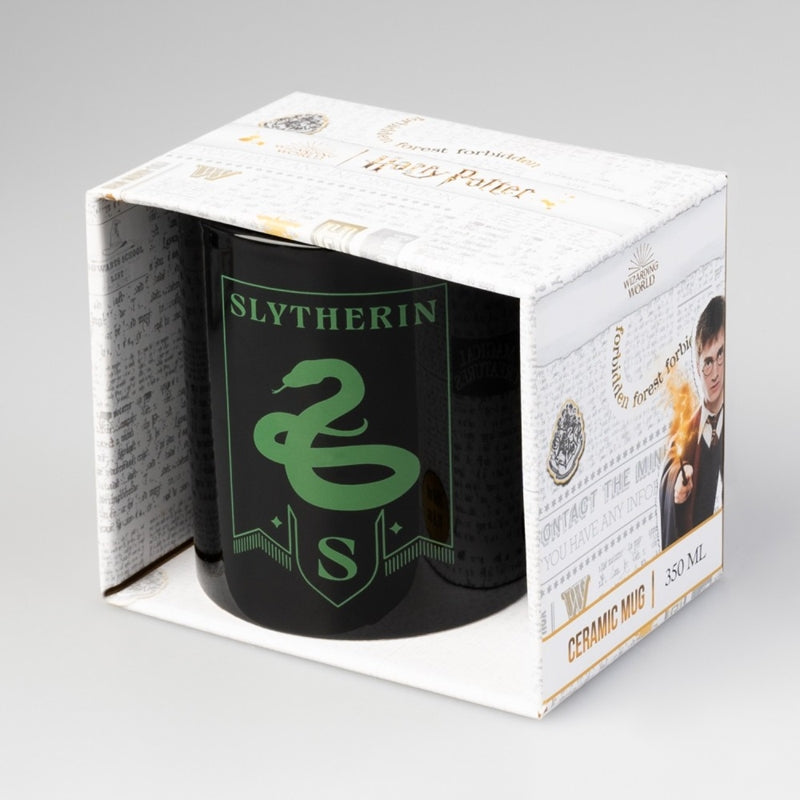 Harry Potter - Keraminis puodelis dovanų dėžutėje 350 ml Slytherin
