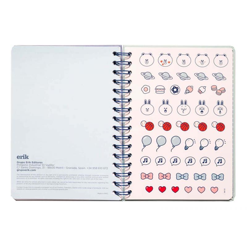 Line Friends – kalendorius 2020/2021 A5