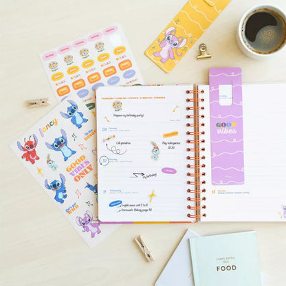 Disney Stitch – savaitinis A5 formato planuoklis 2025/2026 m.