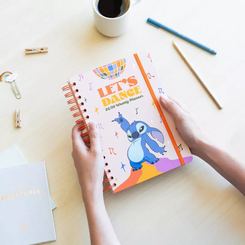 Disney Stitch – savaitinis A5 formato planuoklis 2025/2026 m.