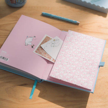 Moomins - Sąsiuvinis / Užrašinė A5 su rašikliu