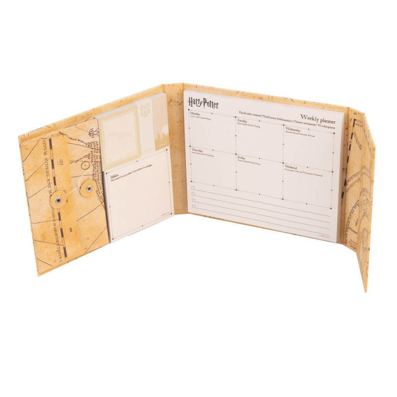 Hario Poterio – savaitės planuoklis su lipniais lapeliais (19,3 x 16,5 cm)