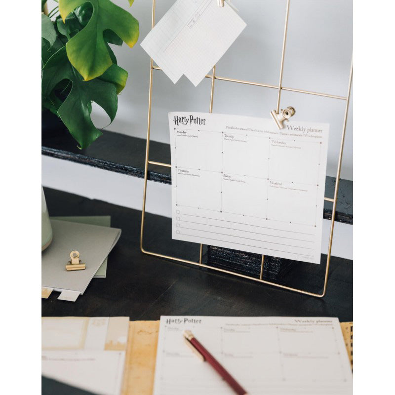 Hario Poterio – savaitės planuoklis su lipniais lapeliais (19,3 x 16,5 cm)