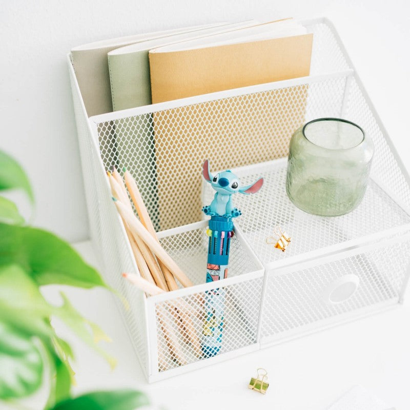 Disney Stitch - 10 spalvų mechaninis rašiklis su 3D figūrėle