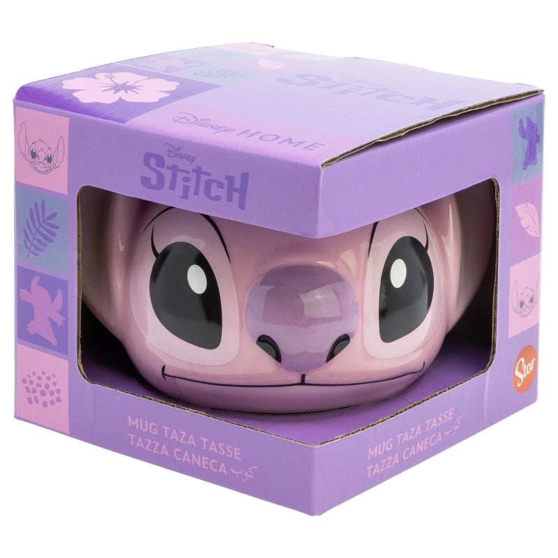 Disney Stitch – 3D keraminis puodelis dovanų dėžutėje iš Angel kolekcijos, 375 ml