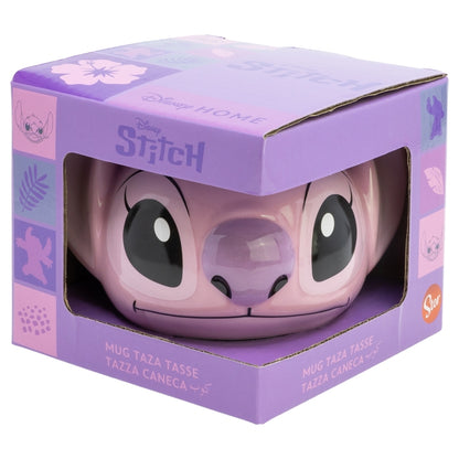 Disney Stitch – 3D keraminis puodelis dovanų dėžutėje iš Angel kolekcijos, 375 ml