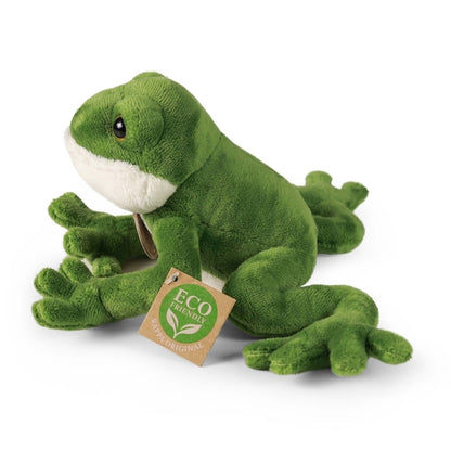 Rappa – Pliušinis tikroviškas žaislas Žalia Varliukas 15 cm ekologiškas