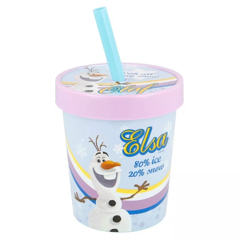 Frozen – ledų puodelis su šiaudeliu 560 ml