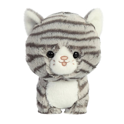 Teddy Pets - Minkštas žaislas / Guodžiantis žaislas, pilkos tabby katės, 17 cm