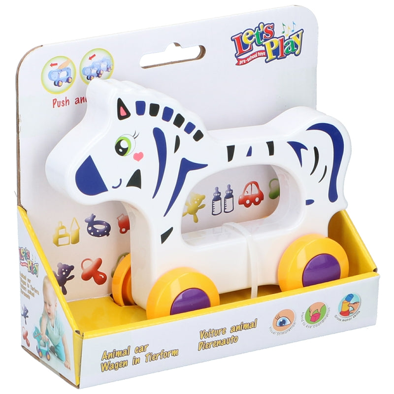 Žaidžiame! – Naminis gyvūnėlis ant ratukų: zebras