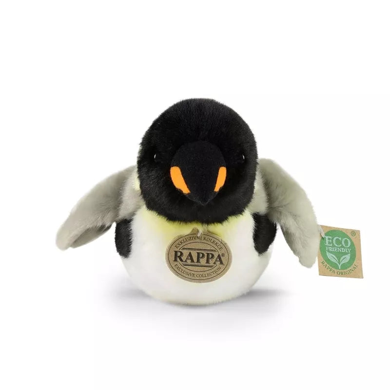 Rappa - Pliušinis realistinis gulintis pingvinas 28 cm, ekologiškas.