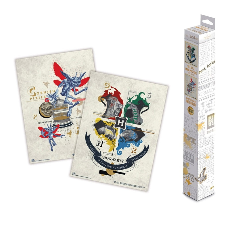 Haris Poteris - 2 sieninių plakatų rinkinys (38 x 52 cm)