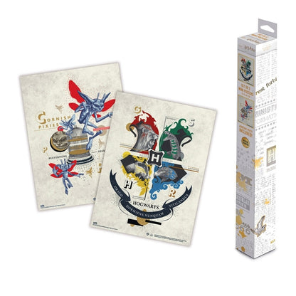 Haris Poteris - 2 sieninių plakatų rinkinys (38 x 52 cm)