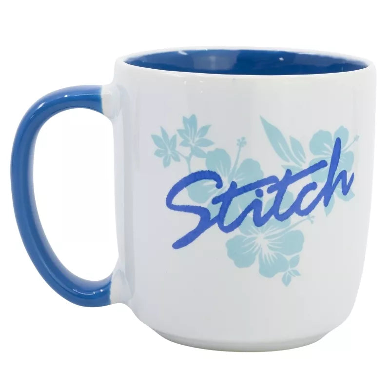 Disney Stitch – Keraminis puodelis dovanų dėžutėje iš „Gėlių“ kolekcijos, 380 ml
