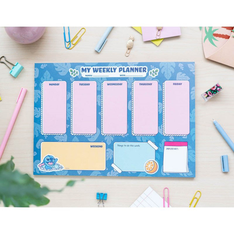 Disney Stitch – savaitinis planuoklis, 54 puslapiai, A4 formato