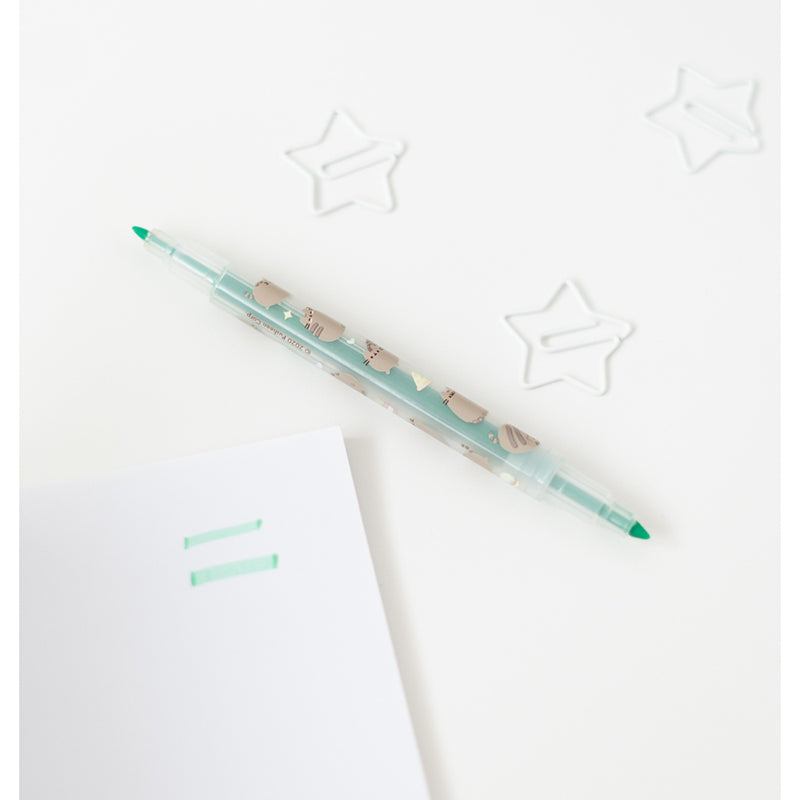 Pusheen – „Foodie“ kolekcija, dvipusiai žymekliai / rašikliai, 4 vnt.