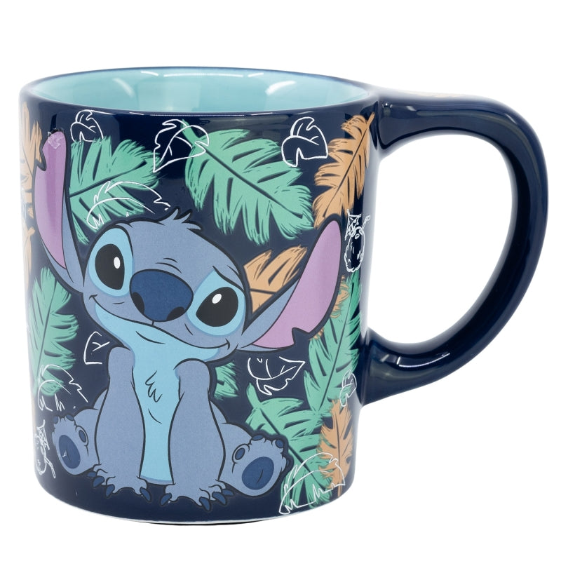 Disney Stitch – Keramikinis puodelis su „Dropsafe“ funkcija iš „Ohana“ kolekcijos, 300 ml