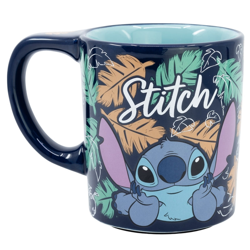 Disney Stitch – Keramikinis puodelis su „Dropsafe“ funkcija iš „Ohana“ kolekcijos, 300 ml