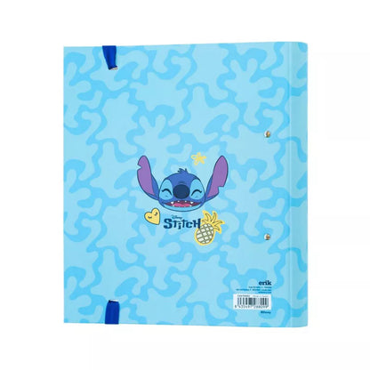 Disney Stitch - A4 formatas (2 žiedų, su gumele) rišiklis iš tropinės kolekcijos