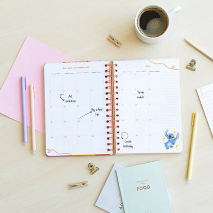 Disney Stitch – savaitinis A5 formato planuoklis 2025/2026 m.