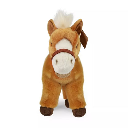 Rappa – Realistiškas rudas pliušinis arklys, 30 cm, ekologiškas.