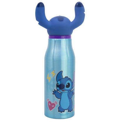 Disney "Stitch" – Aliumininis buteliukas su 3D dangteliu, 690 ml