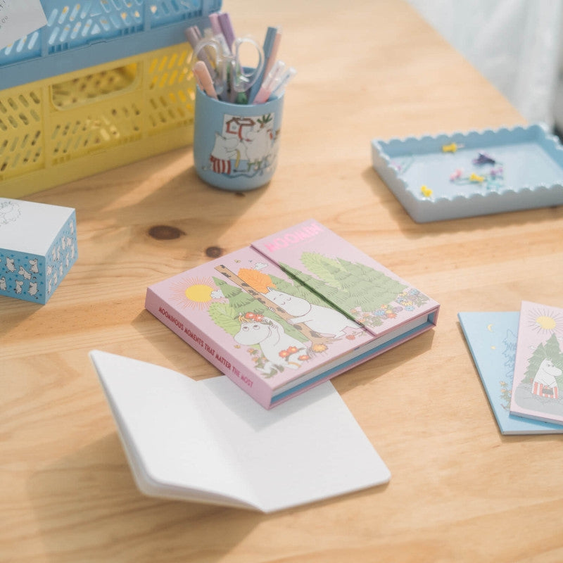 Moomins - Savaitės planuoklis A4 su lipniais lapeliais