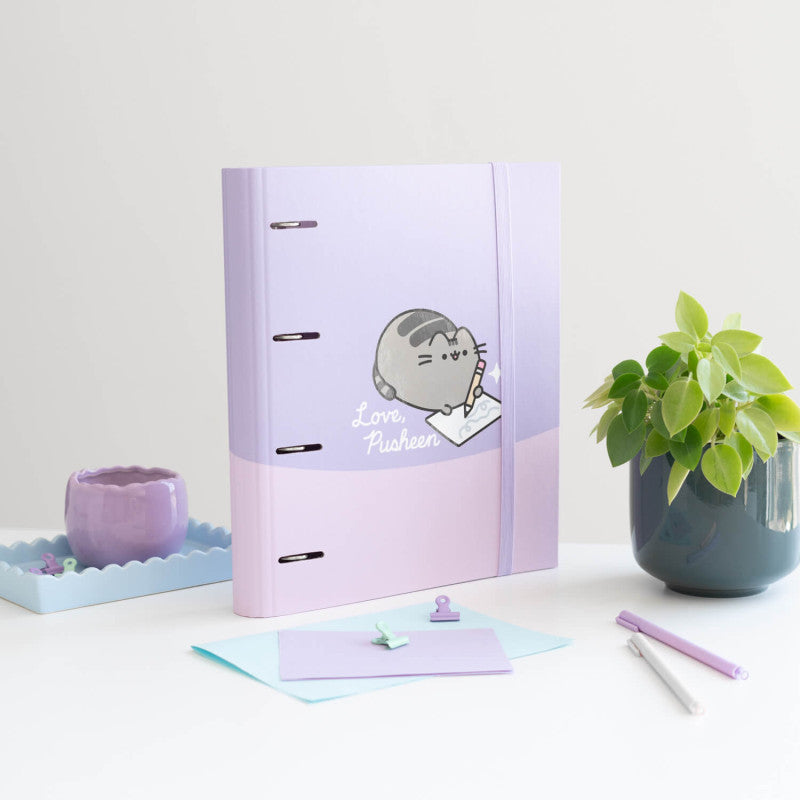 Pušynas – A4 segtuvas iš „Moments“ kolekcijos (4 žiedai, elastinė juosta)