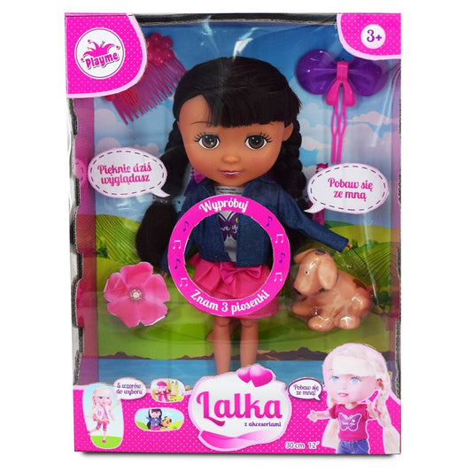 Playme - Lėlė su veterinarijos priedais (30 cm)