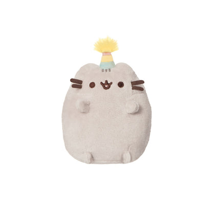 Pusheen - Pliušinis talismanas su gimtadienio kepuraite 12 cm
