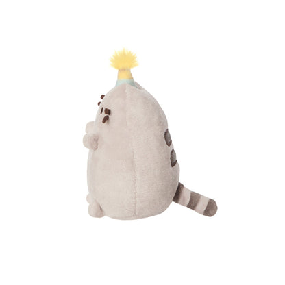 Pusheen - Pliušinis talismanas su gimtadienio kepuraite 12 cm