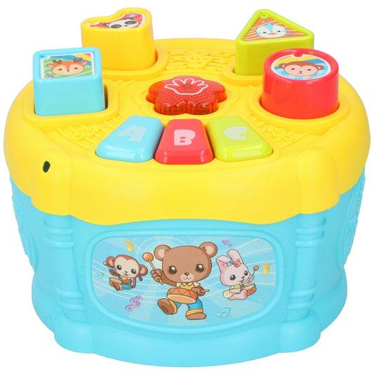 Žaiskime - formų derinimo žaislas (geltonai mėlynas)