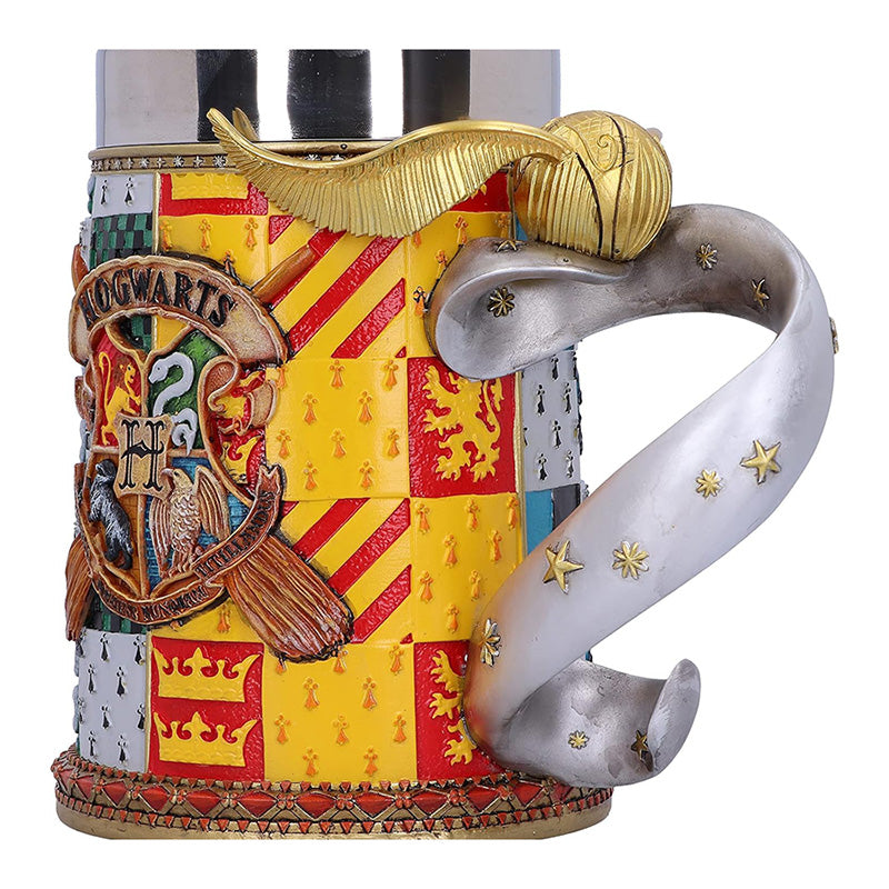 Hario Poteris – auksinis šnipštas 600 ml nerūdijančio plieno puodelis / tankardas dovanų dėžutėje