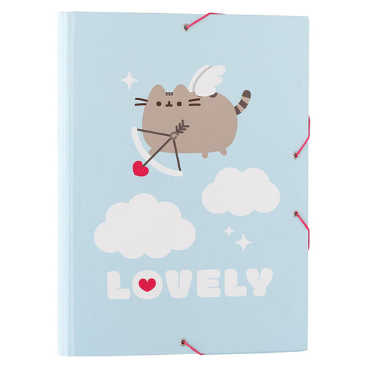 Pusheen – aplankas / dokumentų dėklas iš „Purrfect Love“ kolekcijos (24,5 x 34 cm)