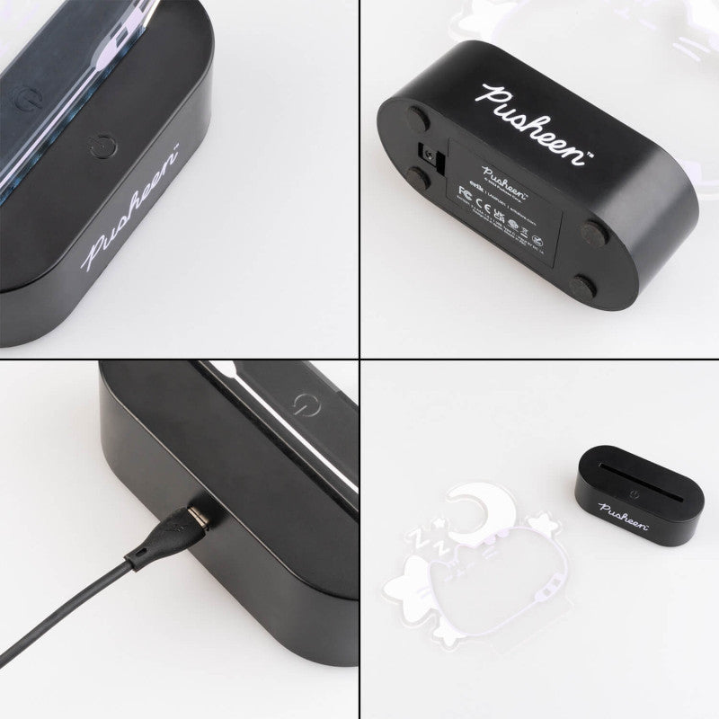 Pusheen - LED naktinė lempa iš „Dreams“ kolekcijos (19,5 x 17 cm)