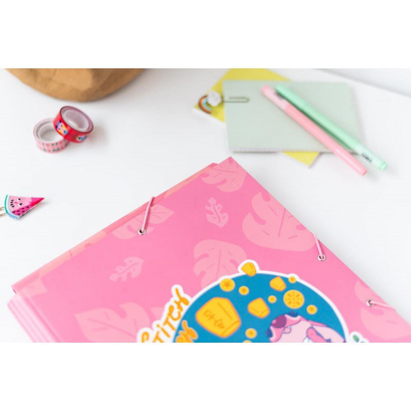 Disney Stitch – Aplankas su elastiniu tvirtinimu A4 (24 x 34 cm)